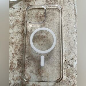 iPhone 15 pro max apple clear case with MagSafe